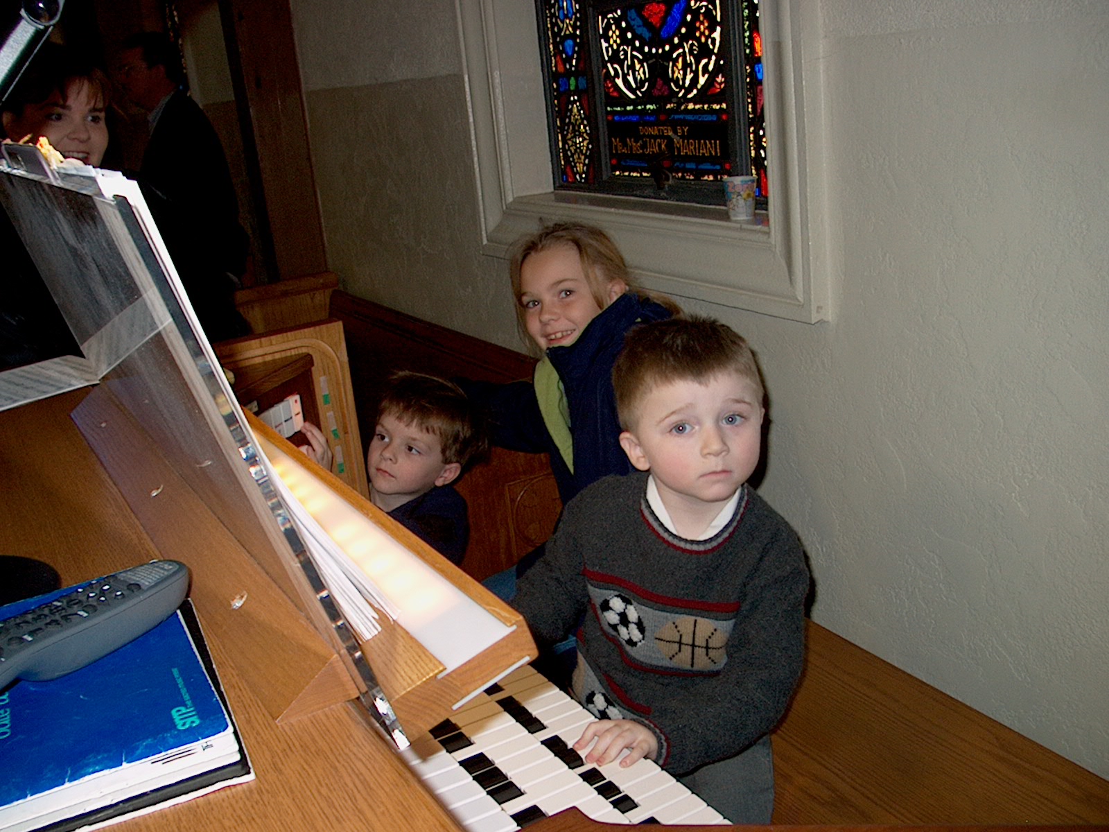 Kids at SJC Organ